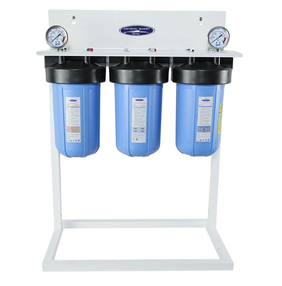 Compact Whole House Water Filter, Fluoride Removal (2-4 GPM | 1-2 people)
