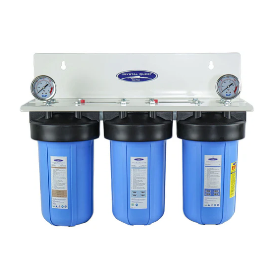 Compact Whole House Water Filter, Fluoride Removal (2-4 GPM | 1-2 people)