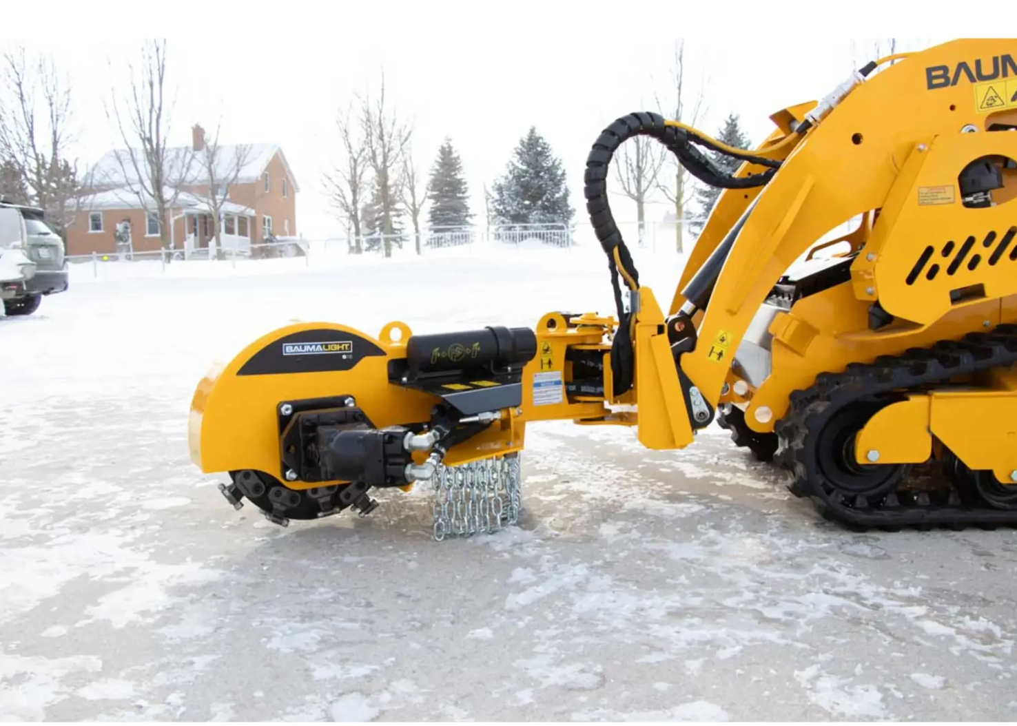 Baumalight Stump Grinder S16 For Mini Skid Steers