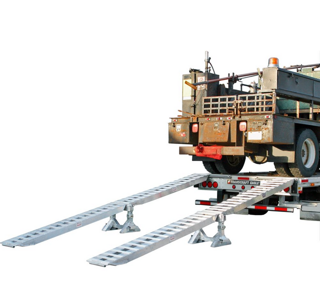 Trailer Loading Ramps – Aluminum Trailer Ramps - Heavy Duty Modular Ramp System for Equipment & Step Deck Trailers