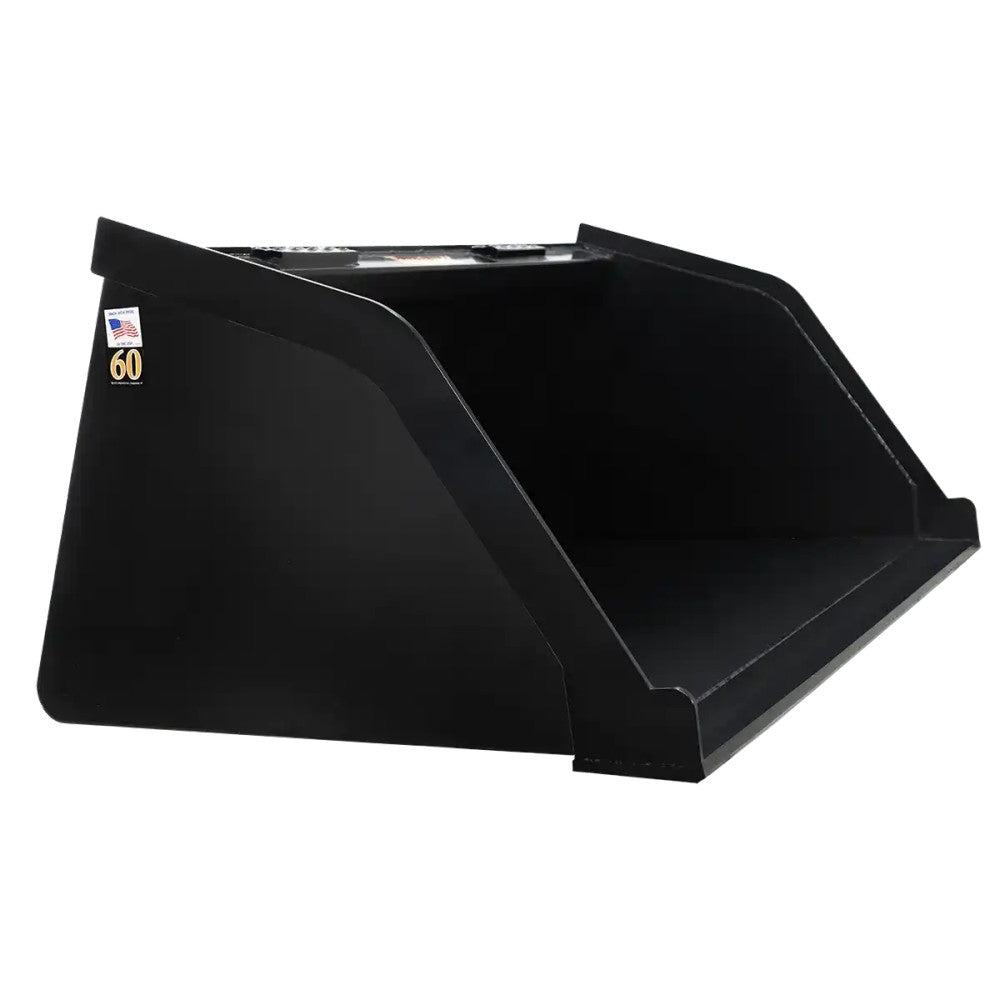 Tomahawk Snow & Mulch Bucket; manufacturer family image, selected width may differ