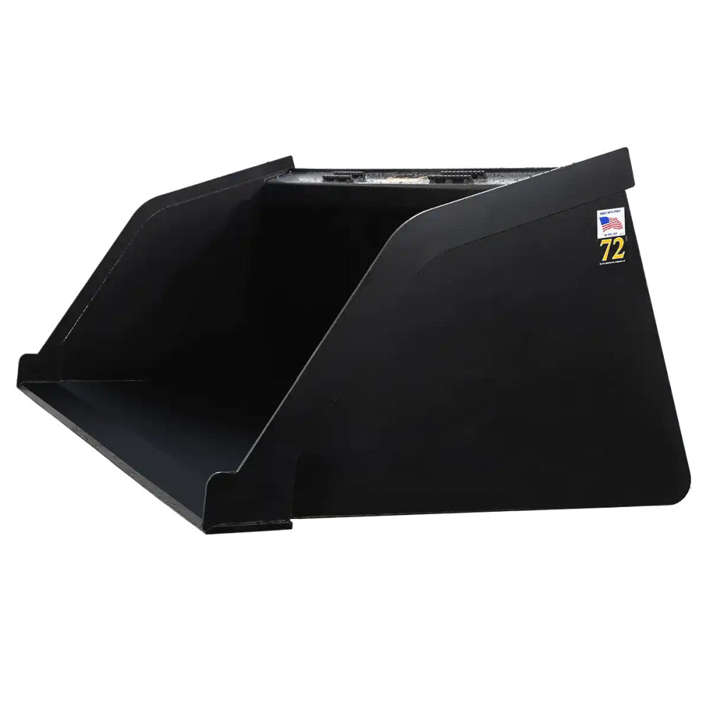 Tomahawk Snow & Mulch Bucket; manufacturer family image, selected width may differ