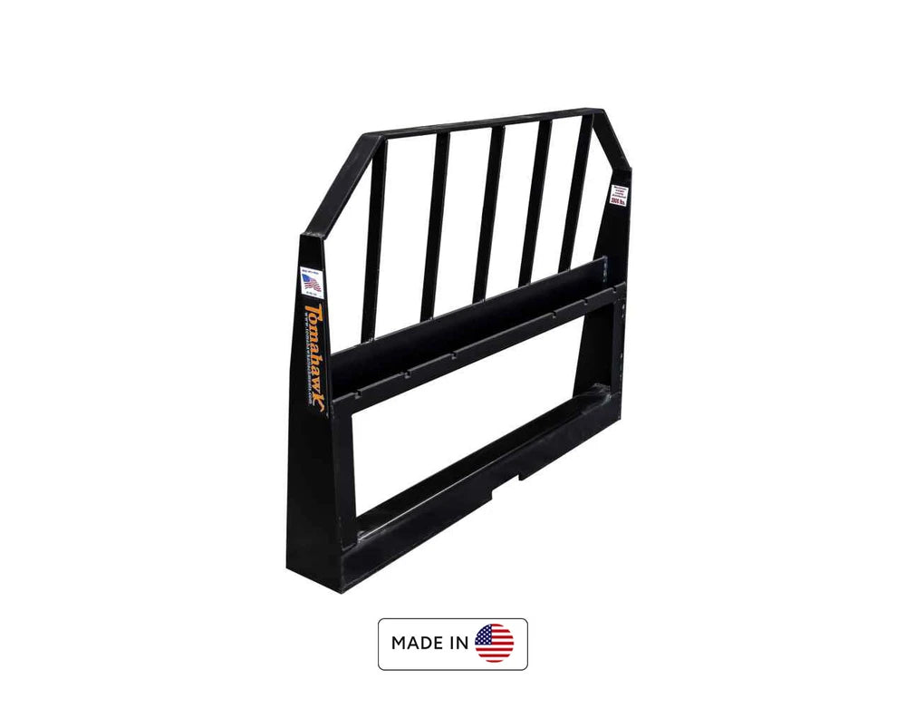 Tomahawk Standard Pallet Fork Frame; compatible forks/spears pictured may be sold separately
