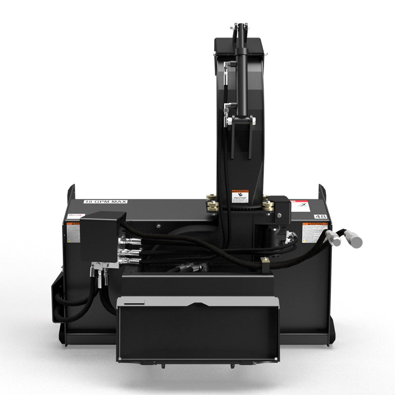 Virnig V20 Mini Skid Steer Snow Blower; manufacturer family image, configuration may differ