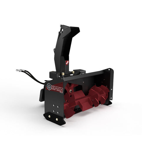 Virnig V20 Mini Skid Steer Snow Blower; manufacturer family image, configuration may differ