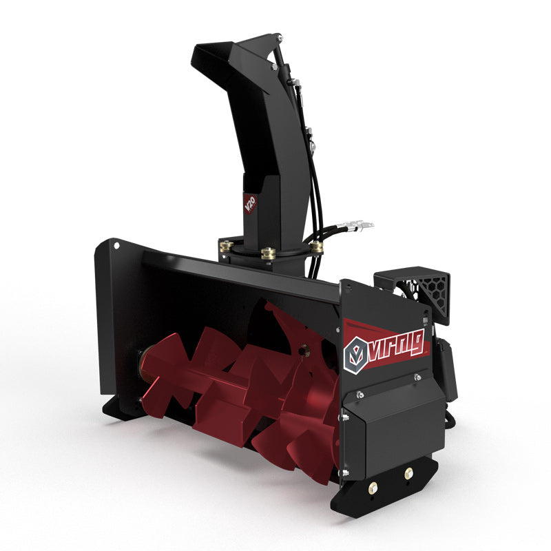 Virnig V20 Mini Skid Steer Snow Blower; manufacturer family image, configuration may differ