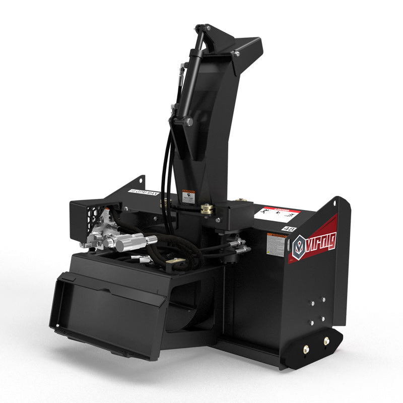 Virnig V20 Mini Skid Steer Snow Blower; manufacturer family image, configuration may differ