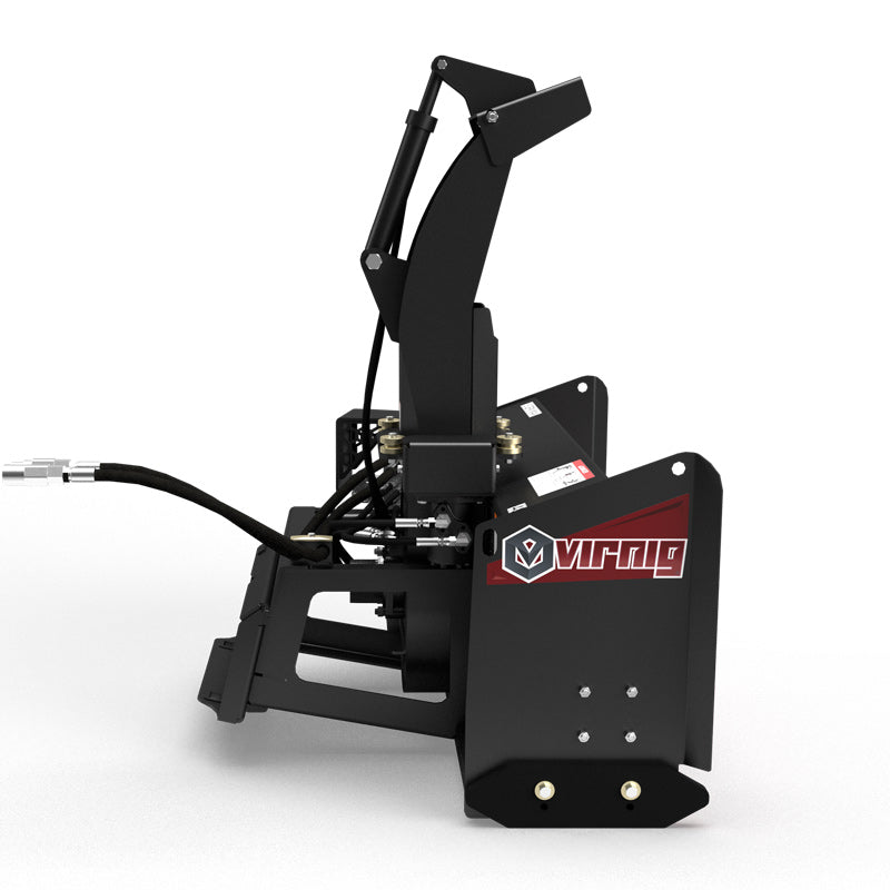 Virnig V20 Mini Skid Steer Snow Blower; manufacturer family image, configuration may differ