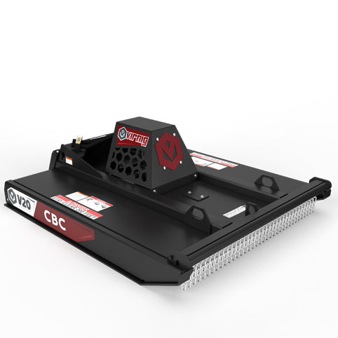 Virnig V20 Mini Skid Steer Closed Front Brush Cutter; manufacturer family image, configuration may differ