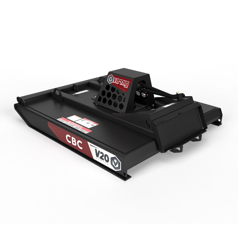 Virnig V20 Mini Skid Steer Closed Front Brush Cutter; manufacturer family image, configuration may differ