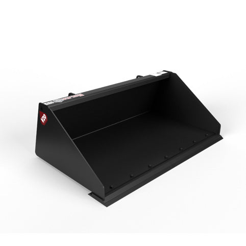 Virnig V20 Mini Skid Steer Low Profile Dirt Bucket; manufacturer family image, configuration may differ