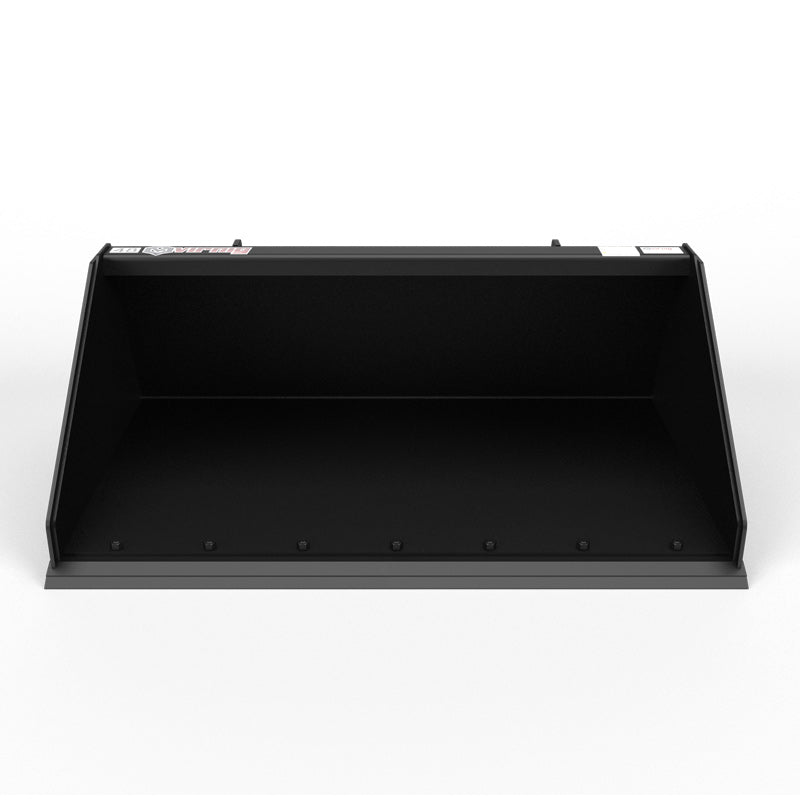 Virnig V20 Mini Skid Steer Low Profile Dirt Bucket; manufacturer family image, configuration may differ