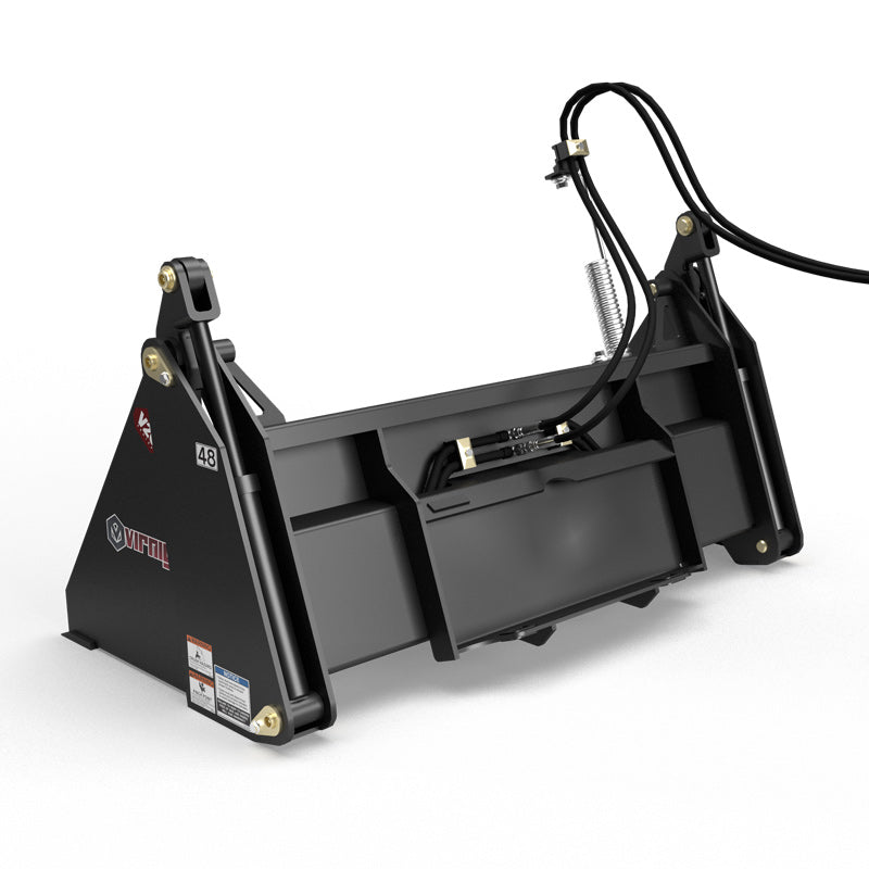 Virnig V20 Mini Skid Steer Multi-Purpose Bucket (4-in-1); manufacturer family image, configuration may differ