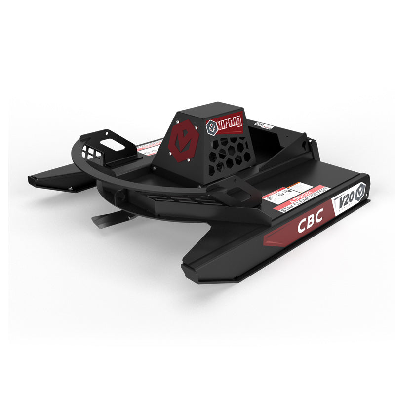 Virnig V20 Mini Skid Steer Open Front Brush Cutter; manufacturer family image, configuration may differ