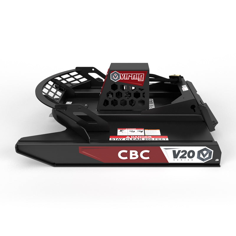 Virnig V20 Mini Skid Steer Open Front Brush Cutter; manufacturer family image, configuration may differ