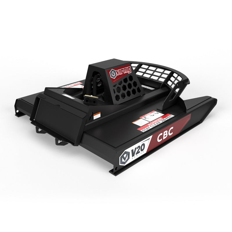 Virnig V20 Mini Skid Steer Open Front Brush Cutter; manufacturer family image, configuration may differ