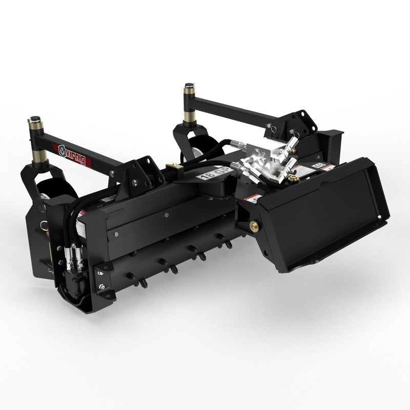 Virnig V20 Mini Skid Steer Power Rake; manufacturer family image, configuration may differ