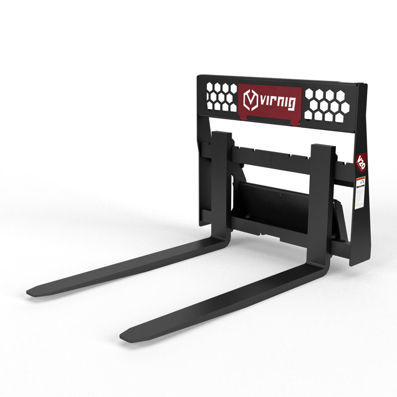 Virnig V20 Mini Skid Steer Rail Pallet Fork; manufacturer family image, configuration may differ