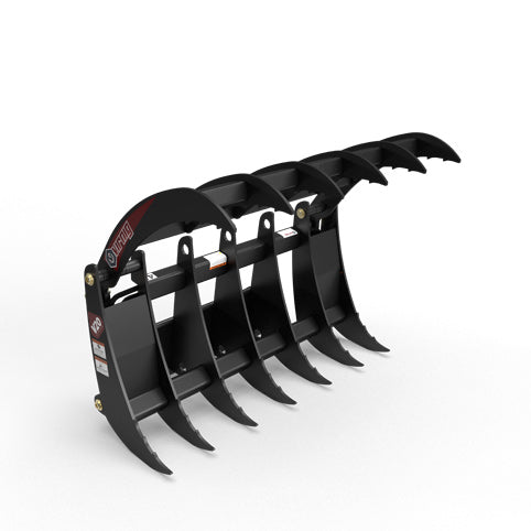 Virnig V20 Mini Skid Steer Root Rake Grapple; manufacturer family image, configuration may differ