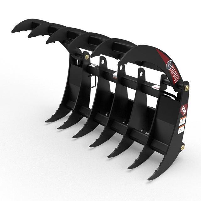 Virnig V20 Mini Skid Steer Root Rake Grapple