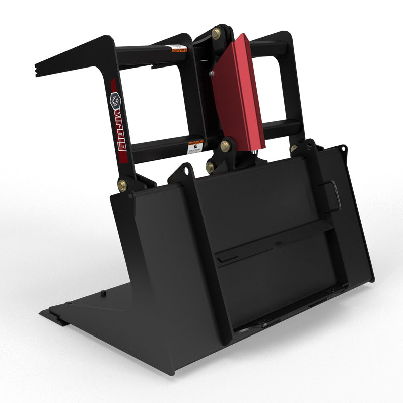 Virnig V20 Mini Skid Steer Scrap Grapple; manufacturer family image, configuration may differ