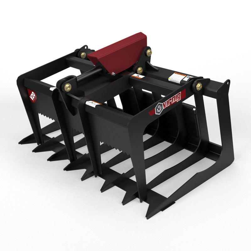 Virnig V20 Mini Skid Steer Skeleton Grapple; manufacturer family image, configuration may differ