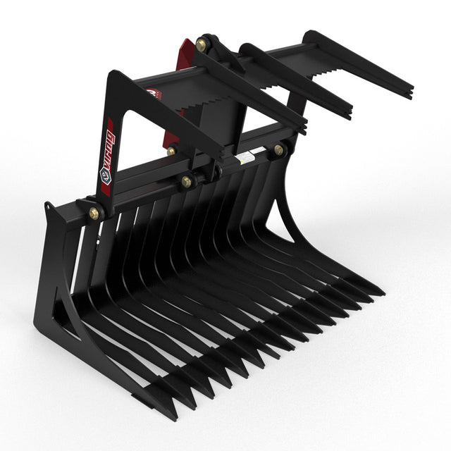 Virnig V20 Mini Skid Steer Skeleton Rock Grapple