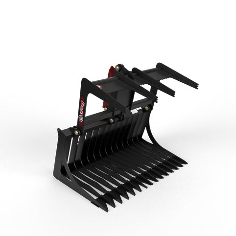 Virnig V20 Mini Skid Steer Skeleton Rock Grapple; manufacturer family image, configuration may differ