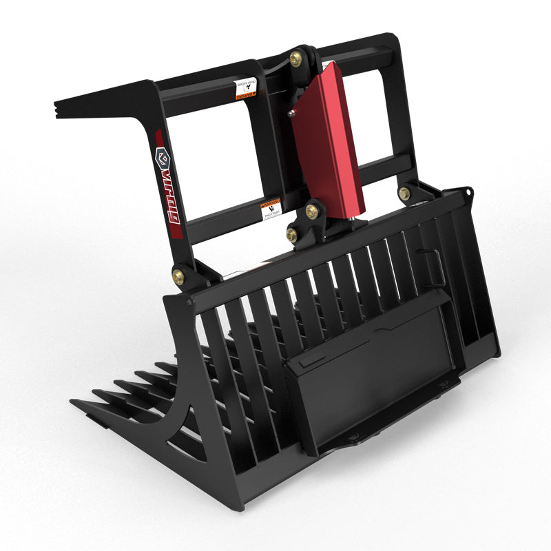 Virnig V20 Mini Skid Steer Skeleton Rock Grapple; manufacturer family image, configuration may differ