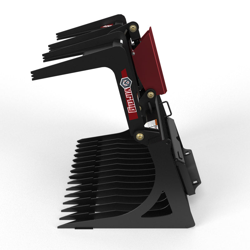 Virnig V20 Mini Skid Steer Skeleton Rock Grapple; manufacturer family image, configuration may differ