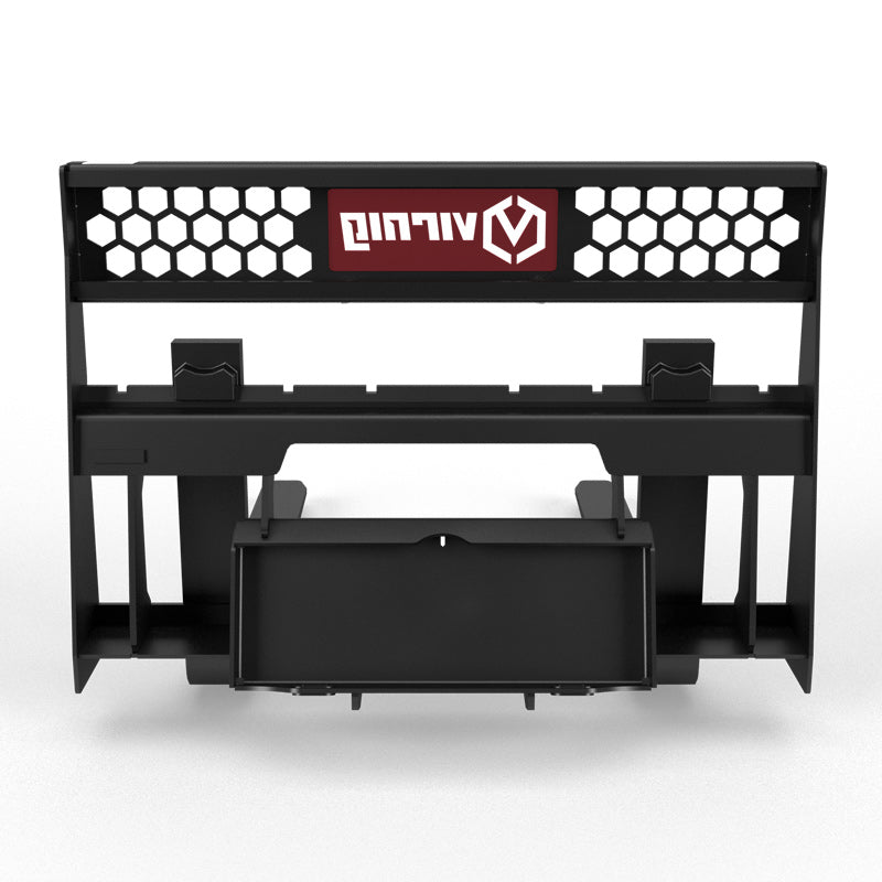 Virnig V20 Mini Skid Steer Wide Rail Pallet Fork; manufacturer family image, configuration may differ