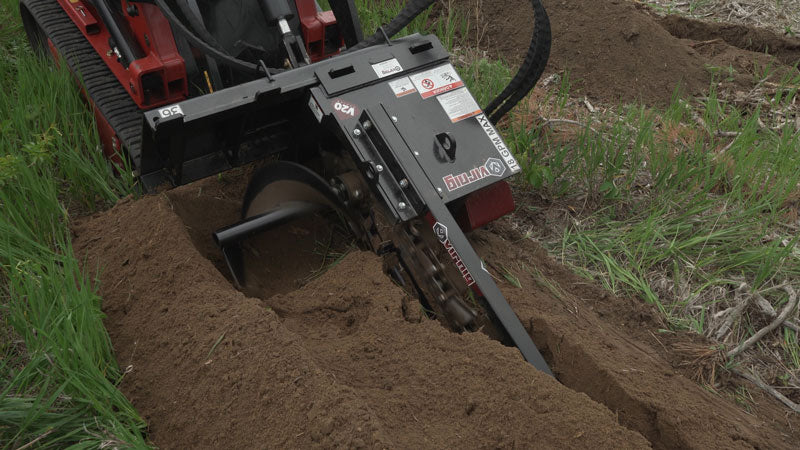 Virnig V20 Mini Skid Steer Trencher; manufacturer family image, configuration may differ