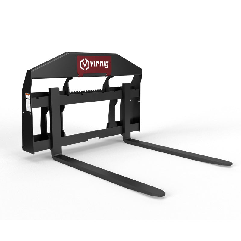 Virnig V30 Compact Tractor Rail Pallet Fork; manufacturer family image, configuration may differ