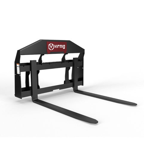 Virnig V30 Compact Tractor Rail Pallet Fork; manufacturer family image, configuration may differ
