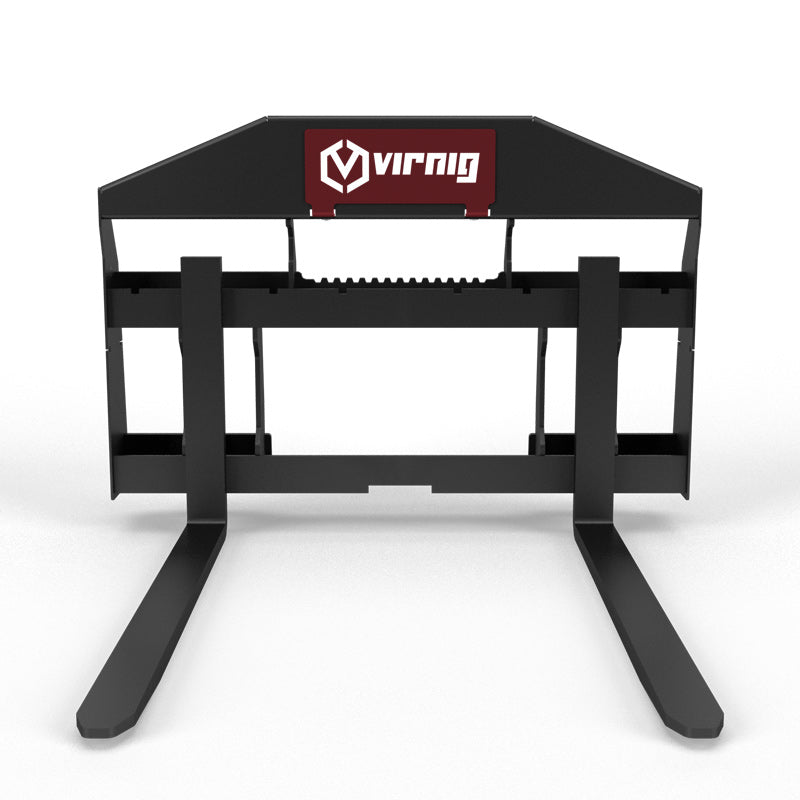 Virnig V30 Compact Tractor Rail Pallet Fork; manufacturer family image, configuration may differ