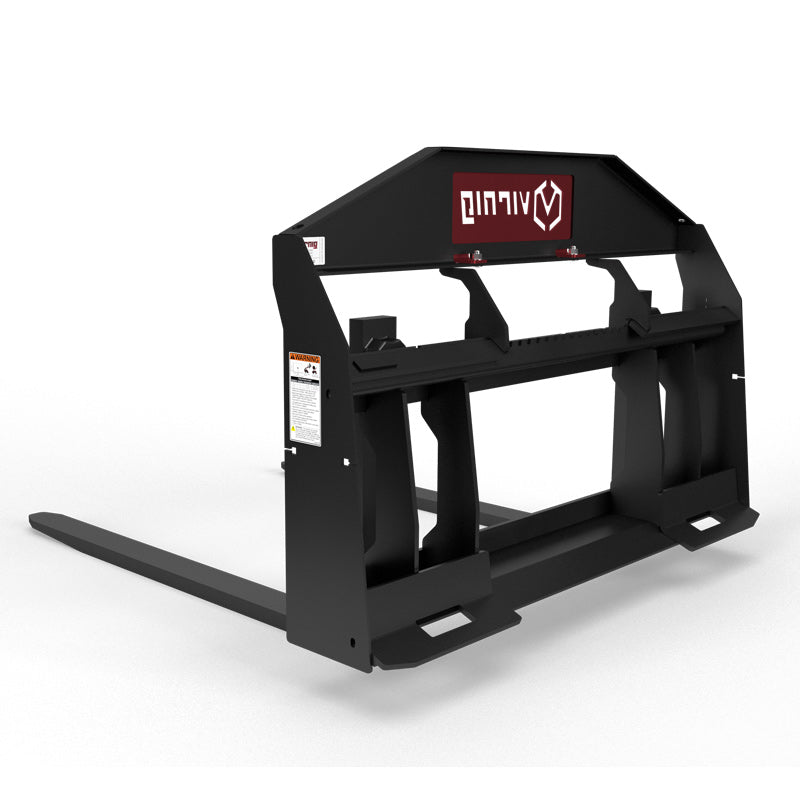 Virnig V30 Compact Tractor Rail Pallet Fork; manufacturer family image, configuration may differ