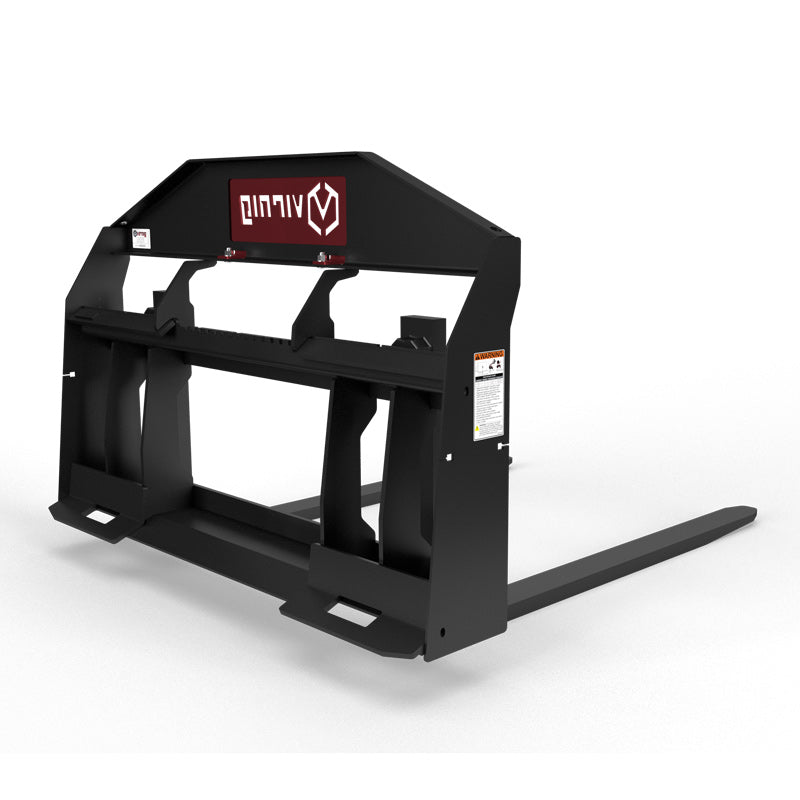 Virnig V30 Compact Tractor Rail Pallet Fork; manufacturer family image, configuration may differ