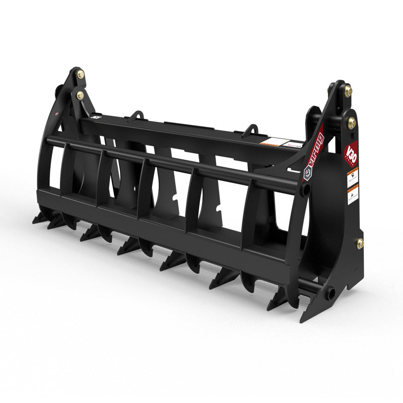 Virnig V30 Compact Tractor Root Rake Grapple; manufacturer family image, configuration may differ