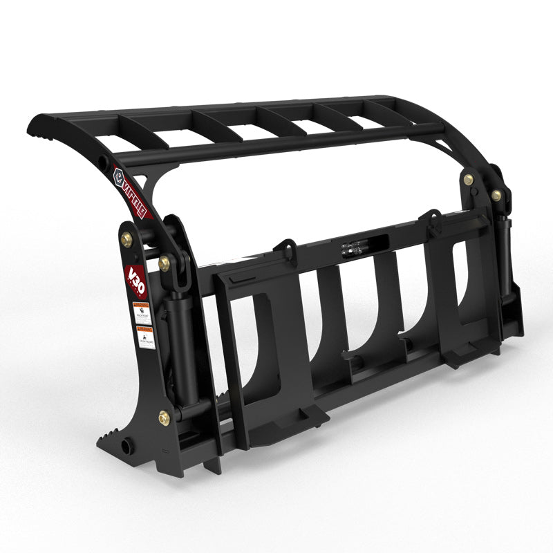 Virnig V30 Compact Tractor Root Rake Grapple; manufacturer family image, configuration may differ