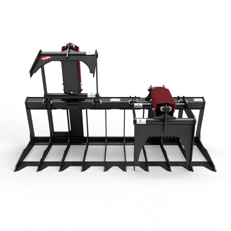 Virnig V30 Compact Tractor Skeleton Grapple; manufacturer family image, configuration may differ