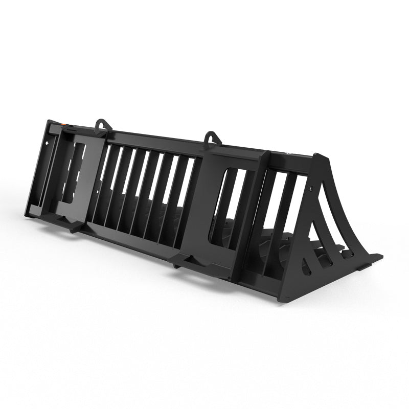 Virnig V30 Compact Tractor Skeleton Rock Bucket; manufacturer family image, configuration may differ
