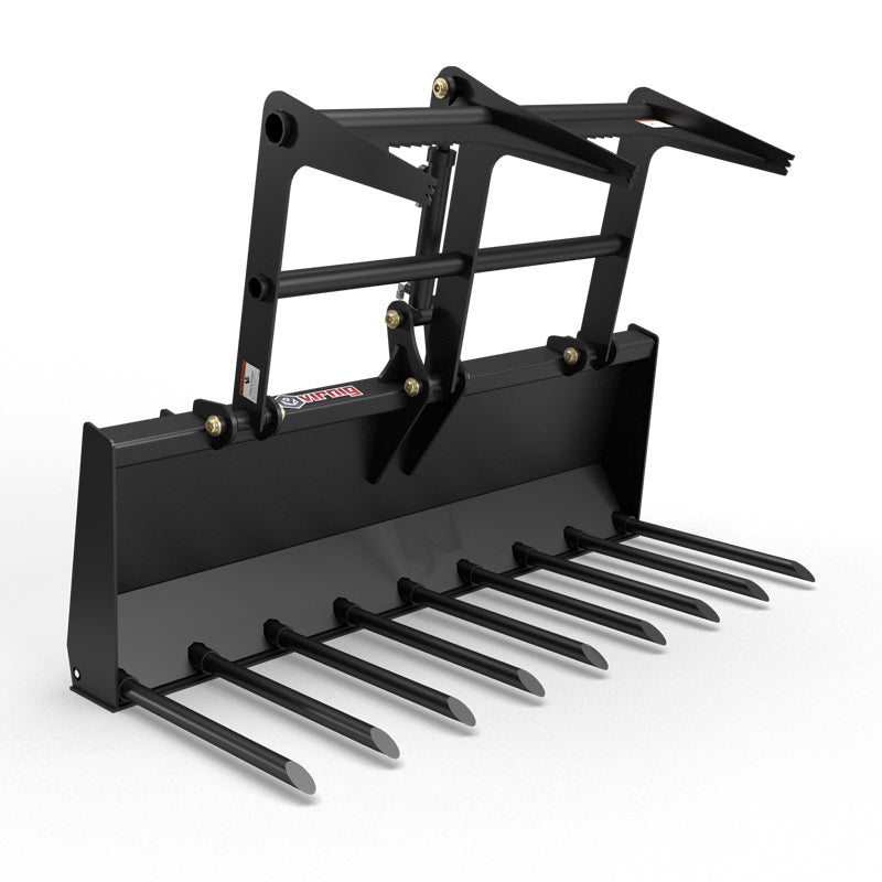 Virnig V30 Compact Tractor Utility Fork Grapple; manufacturer family image, configuration may differ