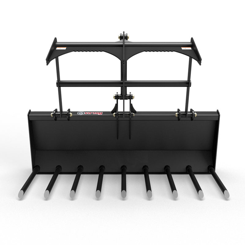 Virnig V30 Compact Tractor Utility Fork Grapple; manufacturer family image, configuration may differ