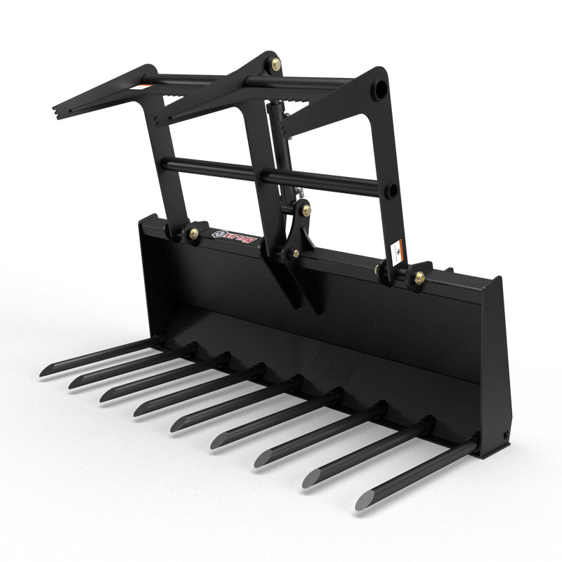Virnig V30 Compact Tractor Utility Fork Grapple; manufacturer family image, configuration may differ
