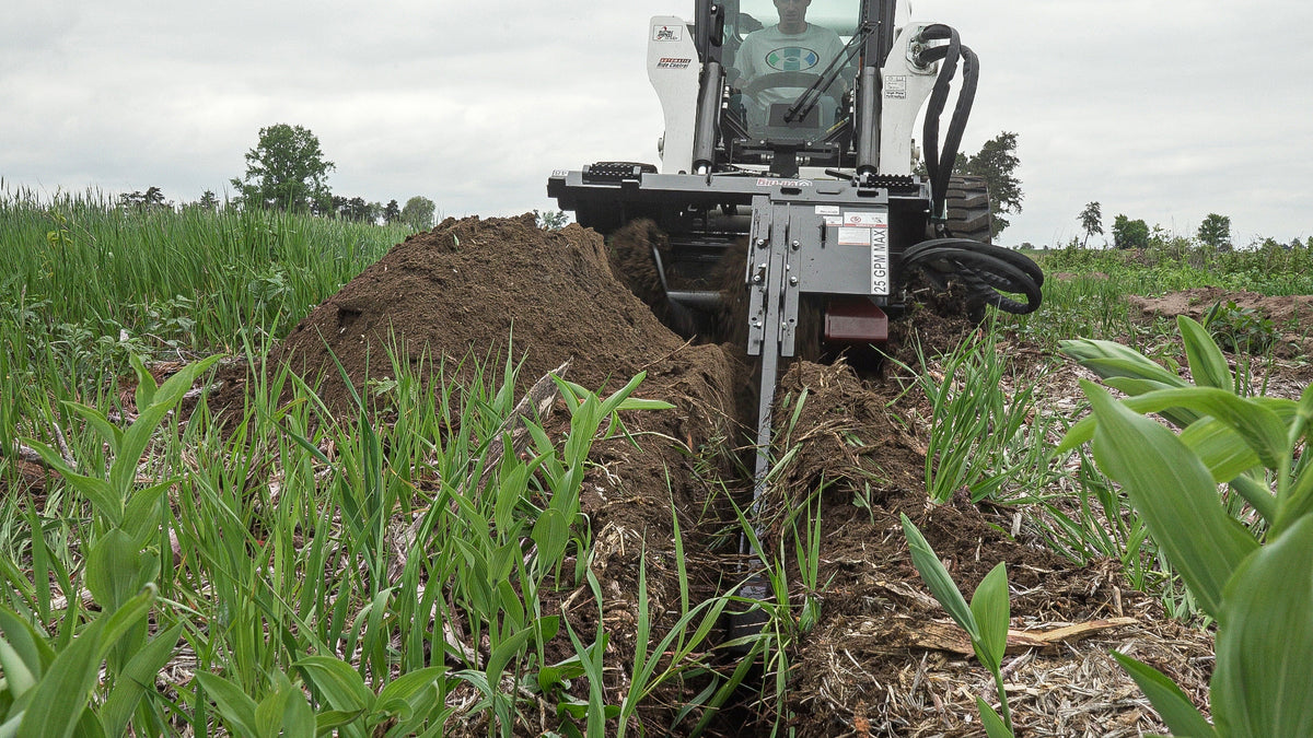 Virnig V50 Trencher; manufacturer family image, configuration may differ