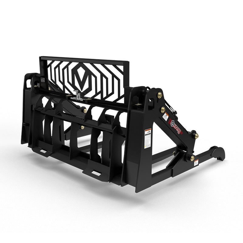 Virnig V60 Two-Cylinder Pipe & Mat Pallet Fork Grapple; manufacturer family image, configuration may differ