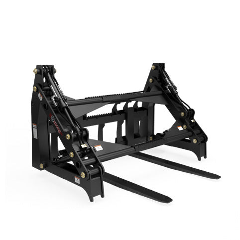 Virnig V60 Four-Cylinder Pipe Pallet Fork Grapple; manufacturer family image, configuration may differ