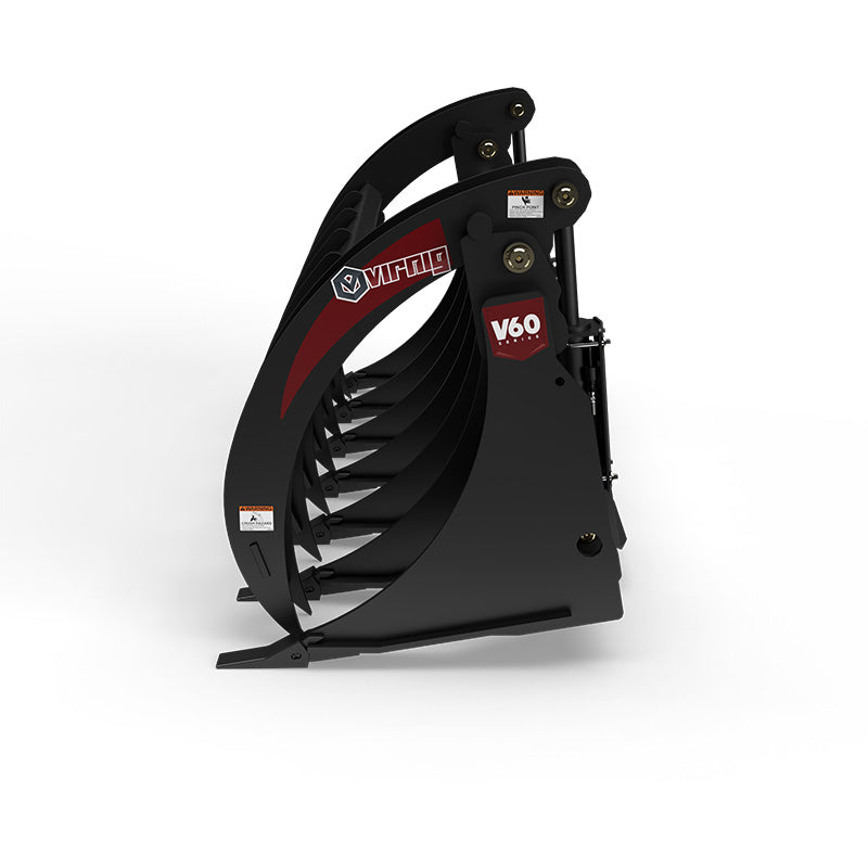 Virnig V60 Root Rake Grapple; manufacturer family image, configuration may differ