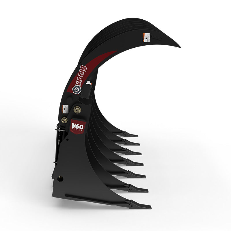 Virnig V60 Root Rake Grapple; manufacturer family image, configuration may differ