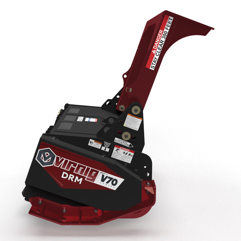 Virnig V70 Drum Mulcher; manufacturer family image, configuration may differ